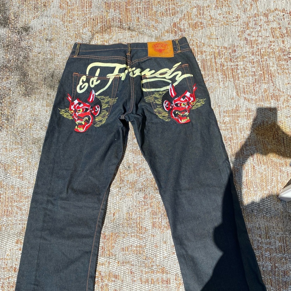 2000s 2007 Ed Hardy Christina Aguilera Demon Pockets Devil Pockets
